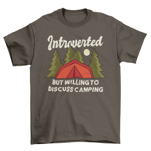 Camping T-shirt