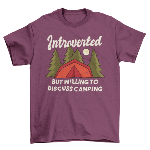 Camping T-shirt